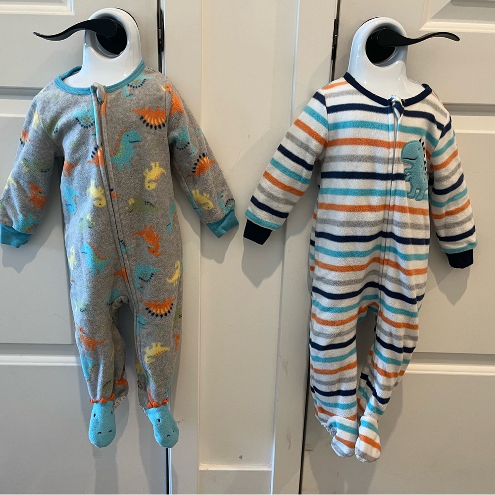 Set of 2 Absorba Footsie PJ’s.